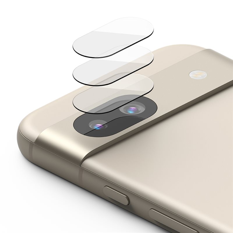 Ringke Google Pixel 8a Kameralinsebeskyttelse i glass (3-pack)