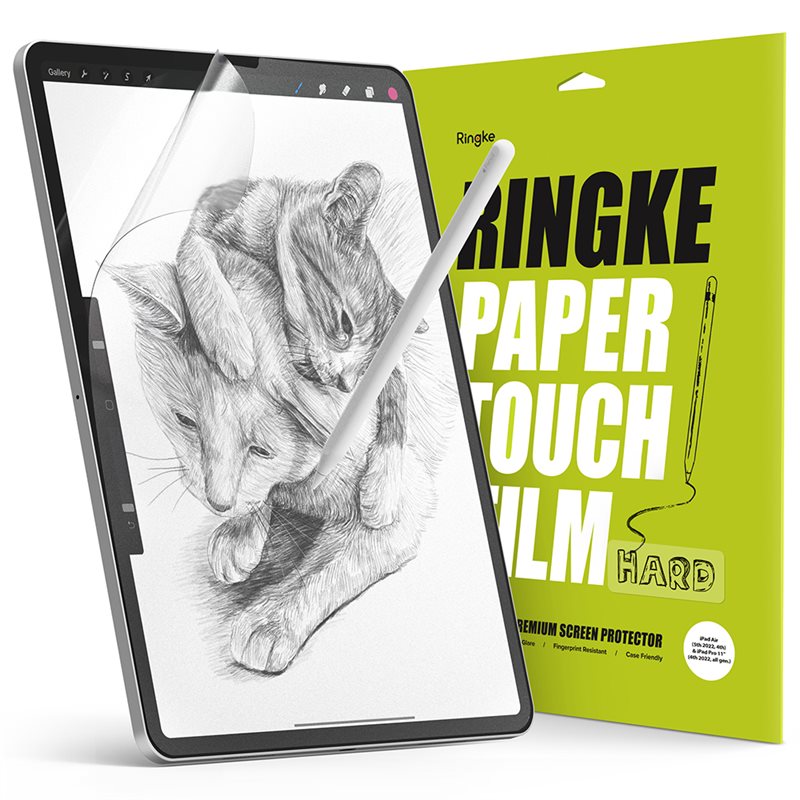 Ringke Apple iPad Pro 11 3rd Gen (2021) Hardt papiraktig skjermbeskytter (2-pack)