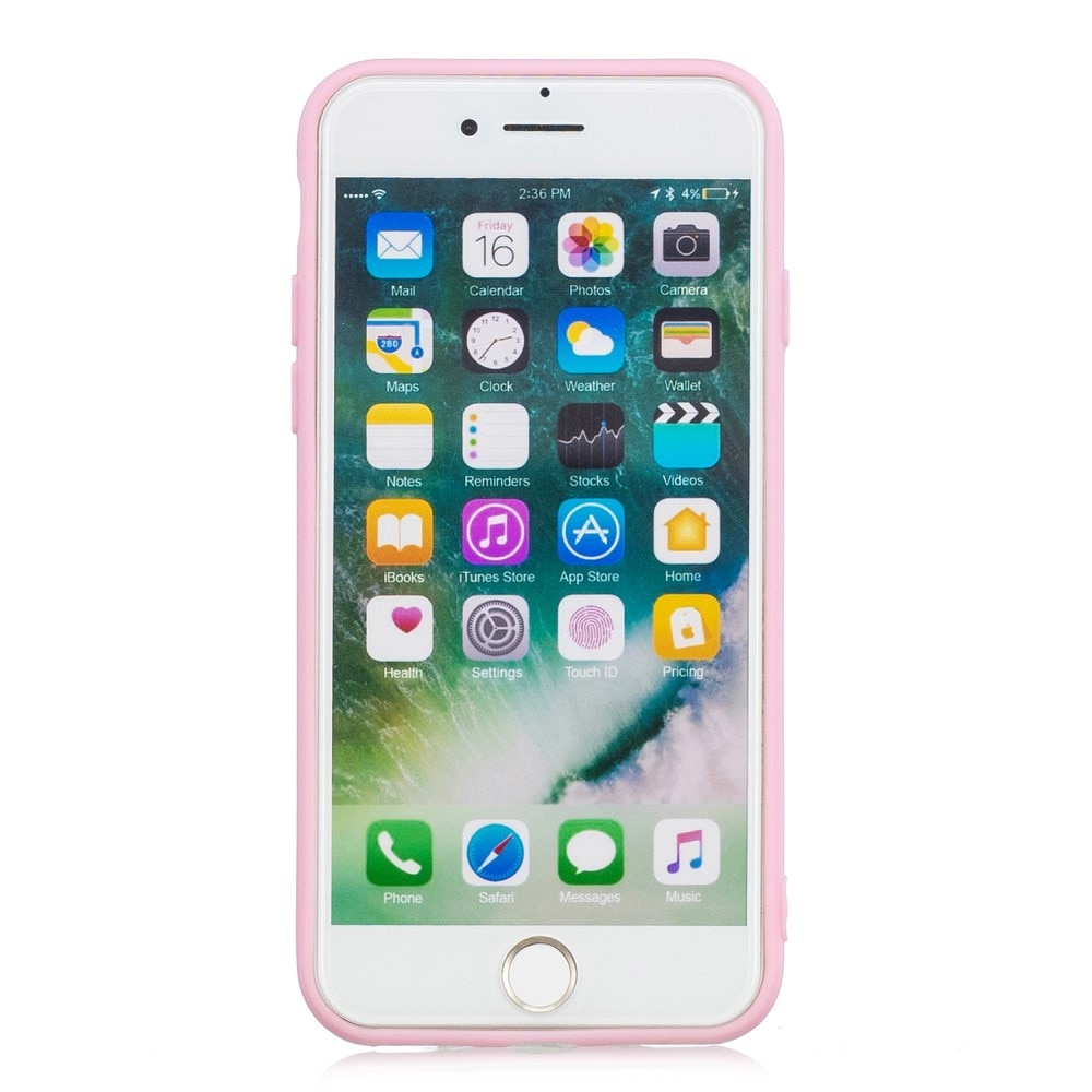 iPhone 8 Deksel i TPU, Rosa