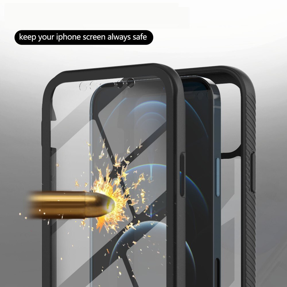 iPhone 12 Pro Max Deksel Full Protection, Svart