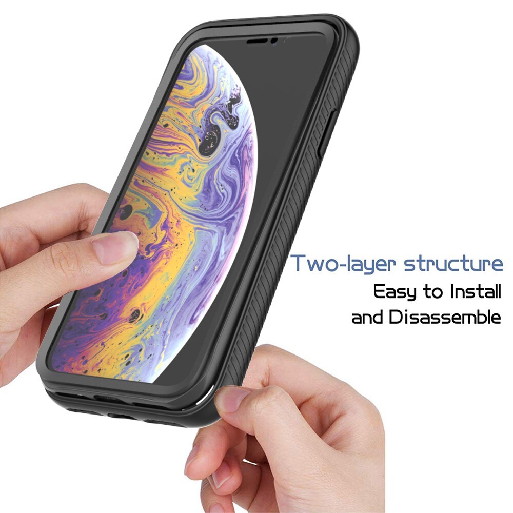 iPhone X/XS Deksel Full Protection, Svart