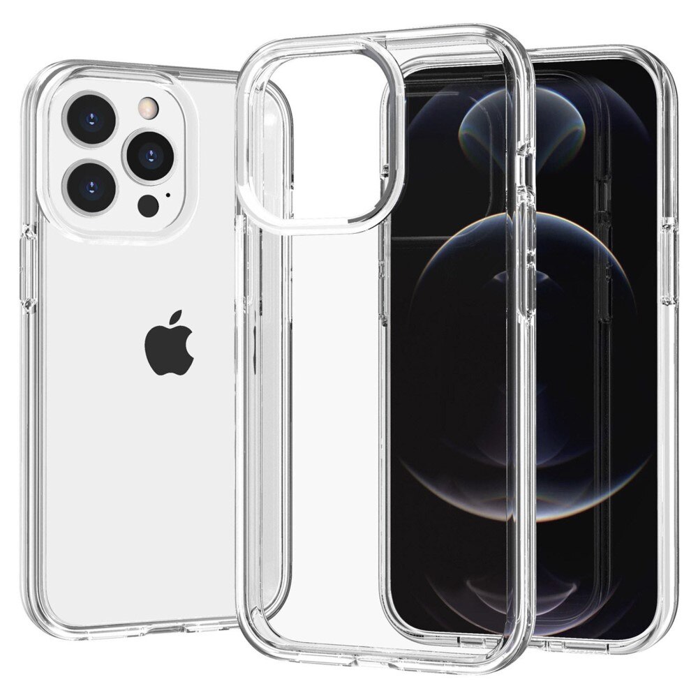 iPhone 15 Pro Tynt TPU-deksel, Gjennomsiktig