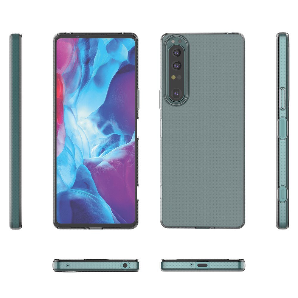 Sony Xperia 1 IV Tynt TPU-deksel, Gjennomsiktig