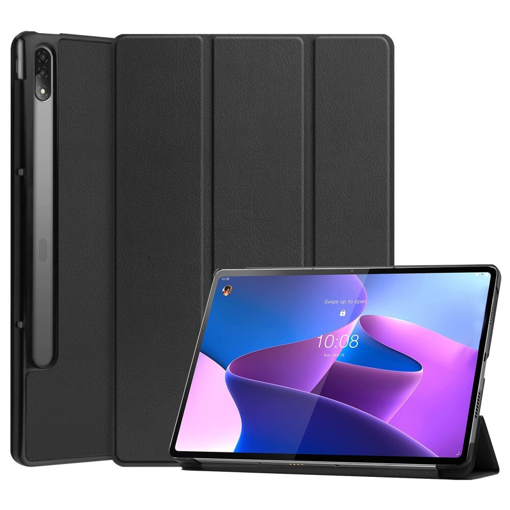  Lenovo Tab P12 Pro Tri-Fold etui, Svart