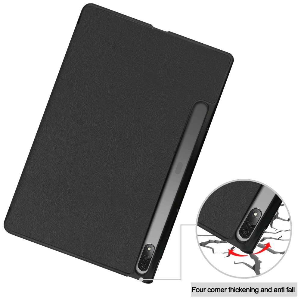  Lenovo Tab P12 Pro Tri-Fold etui, Svart