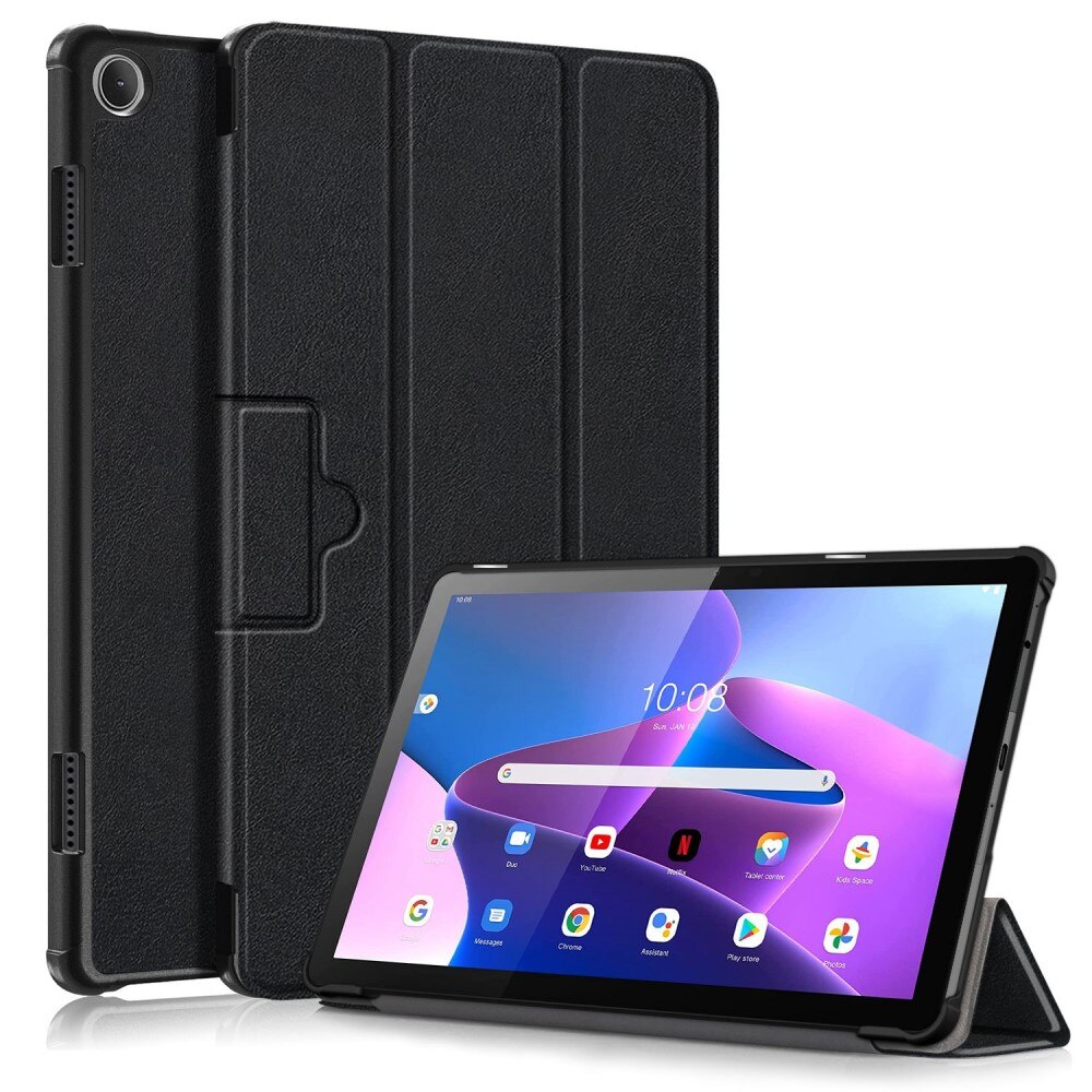 Lenovo Tab M10 (3rd Gen) Tri-Fold etui, Svart