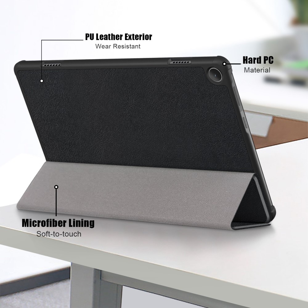 Lenovo Tab M10 (3rd Gen) Tri-Fold etui, Svart