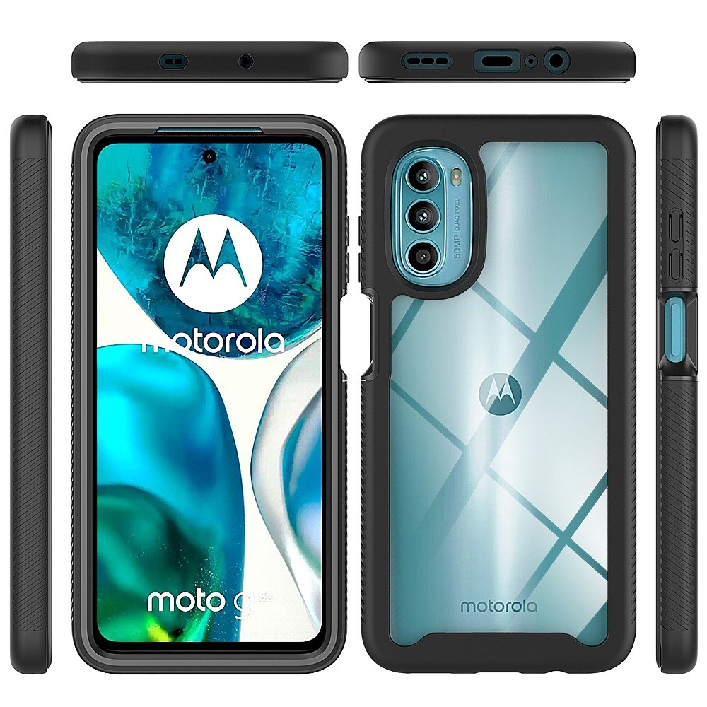 Motorola Moto G52 Deksel Full Protection, Svart