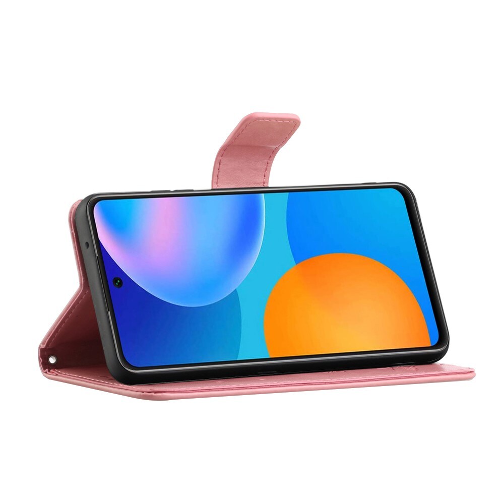 Xiaomi 11T/11T Pro Mobiletui med sommerfugler, Rosa