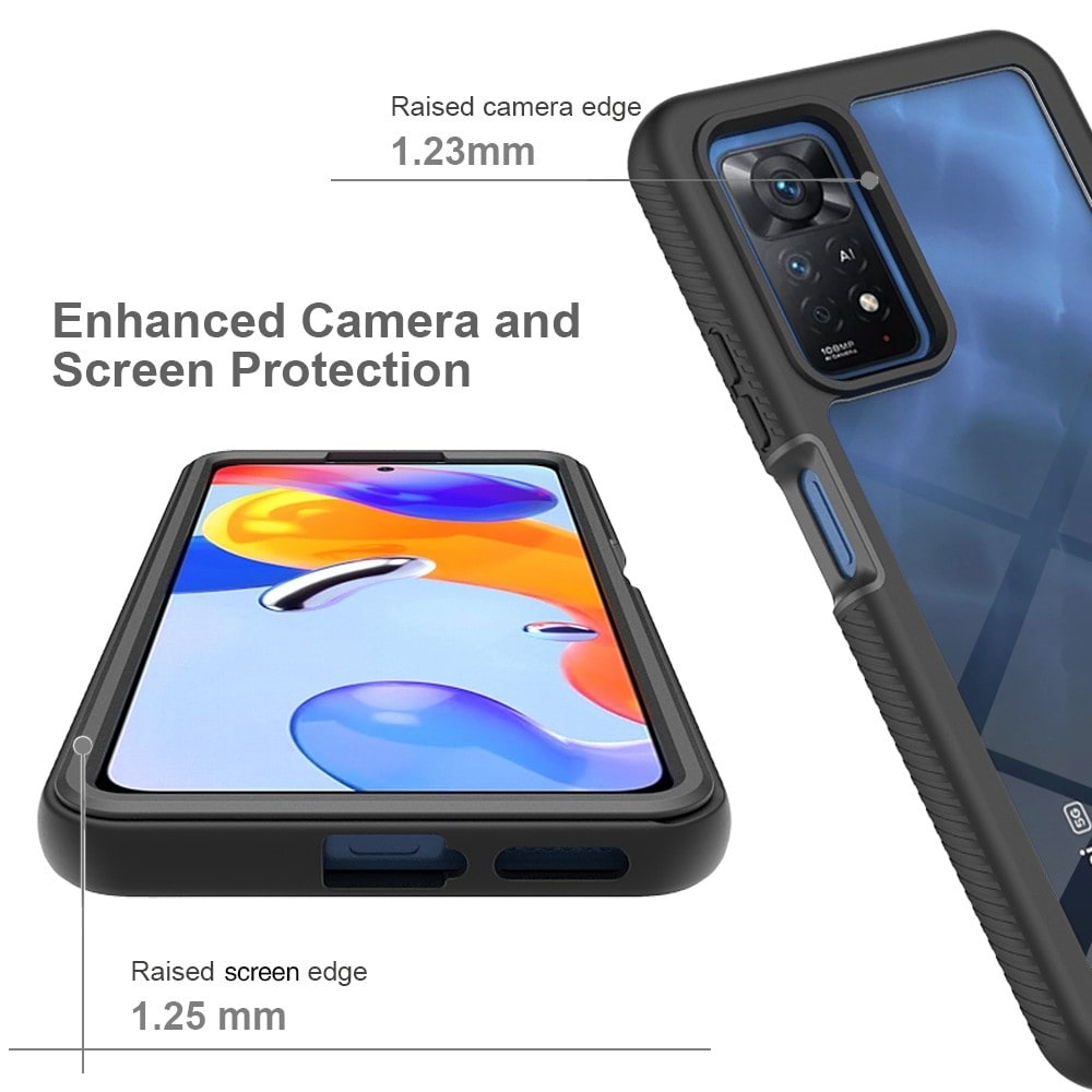 Xiaomi Redmi Note 11 Pro Deksel Full Protection, Svart