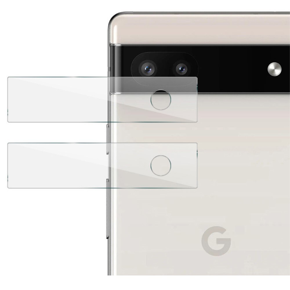 Google Pixel 6a Linsebeskyttelse i Herdet glass (2-pack)