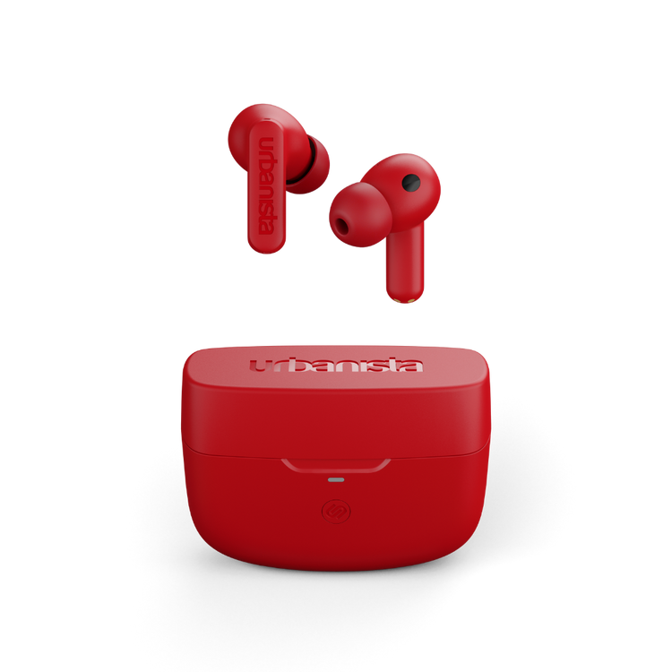 Atlanta Trådløse Ørepropper In-Ear, Vibrant Red