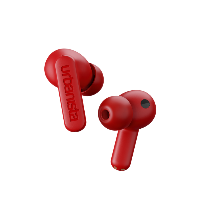 Atlanta Trådløse Ørepropper In-Ear, Vibrant Red