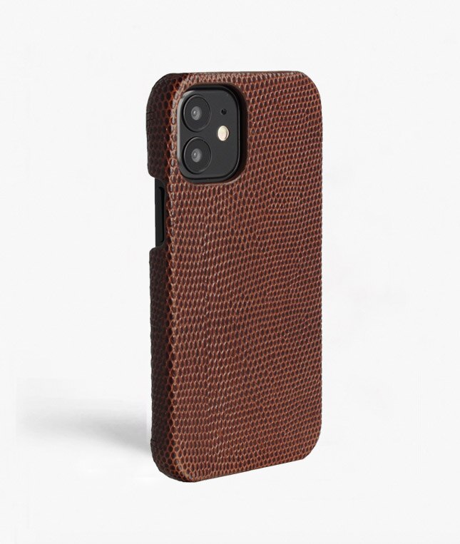 iPhone 12 Mini Deksel Lizard Brown