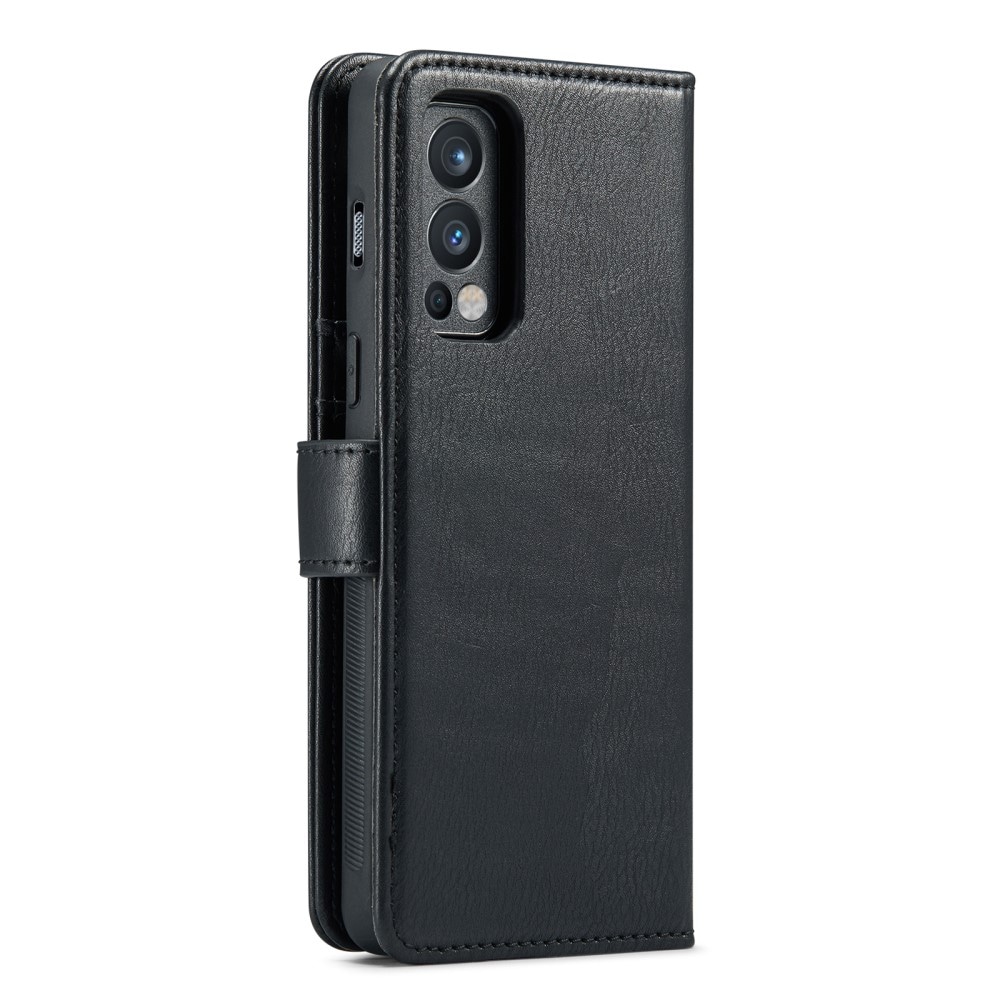  OnePlus Nord 2 5G Lommeboketui med avtakbart deksel, Black