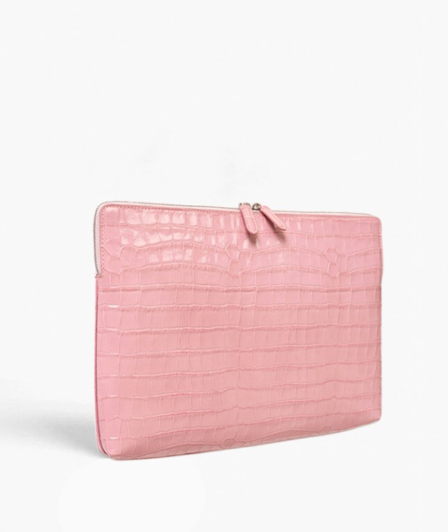 Laptopveske 15" Croco Pink