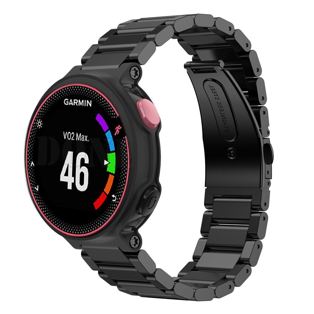 Garmin Forerunner 735 XT/Forerunner 235 Elegant lenkereim i metall, Svart