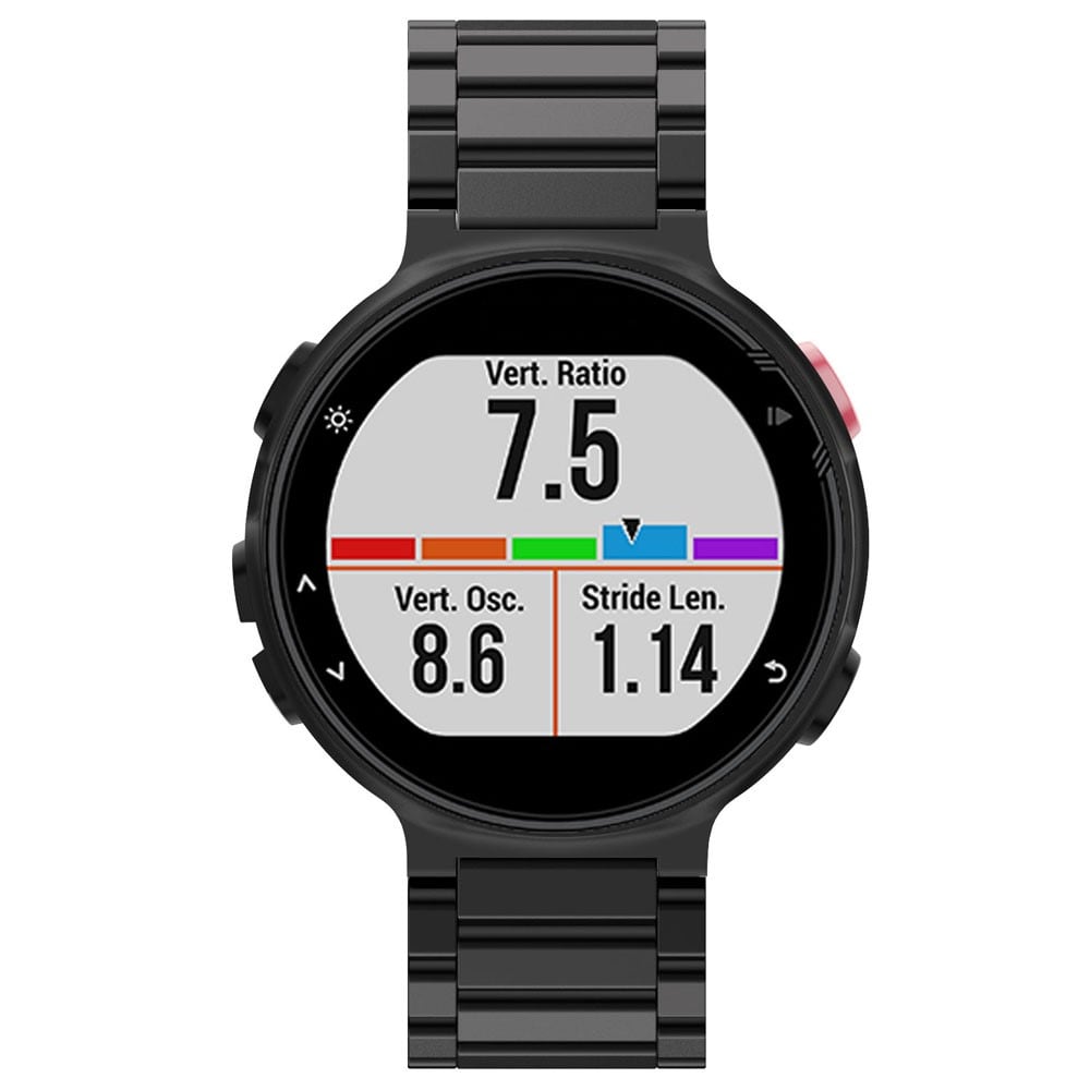 Garmin Forerunner 735 XT/Forerunner 235 Elegant lenkereim i metall, Svart