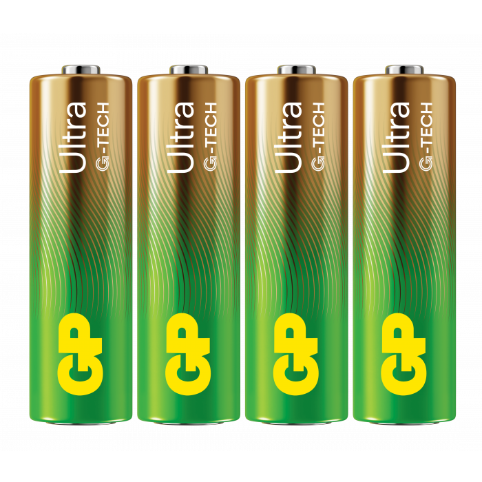 4-pack Ultra Alkaline AA-batteri 15AU/LR6