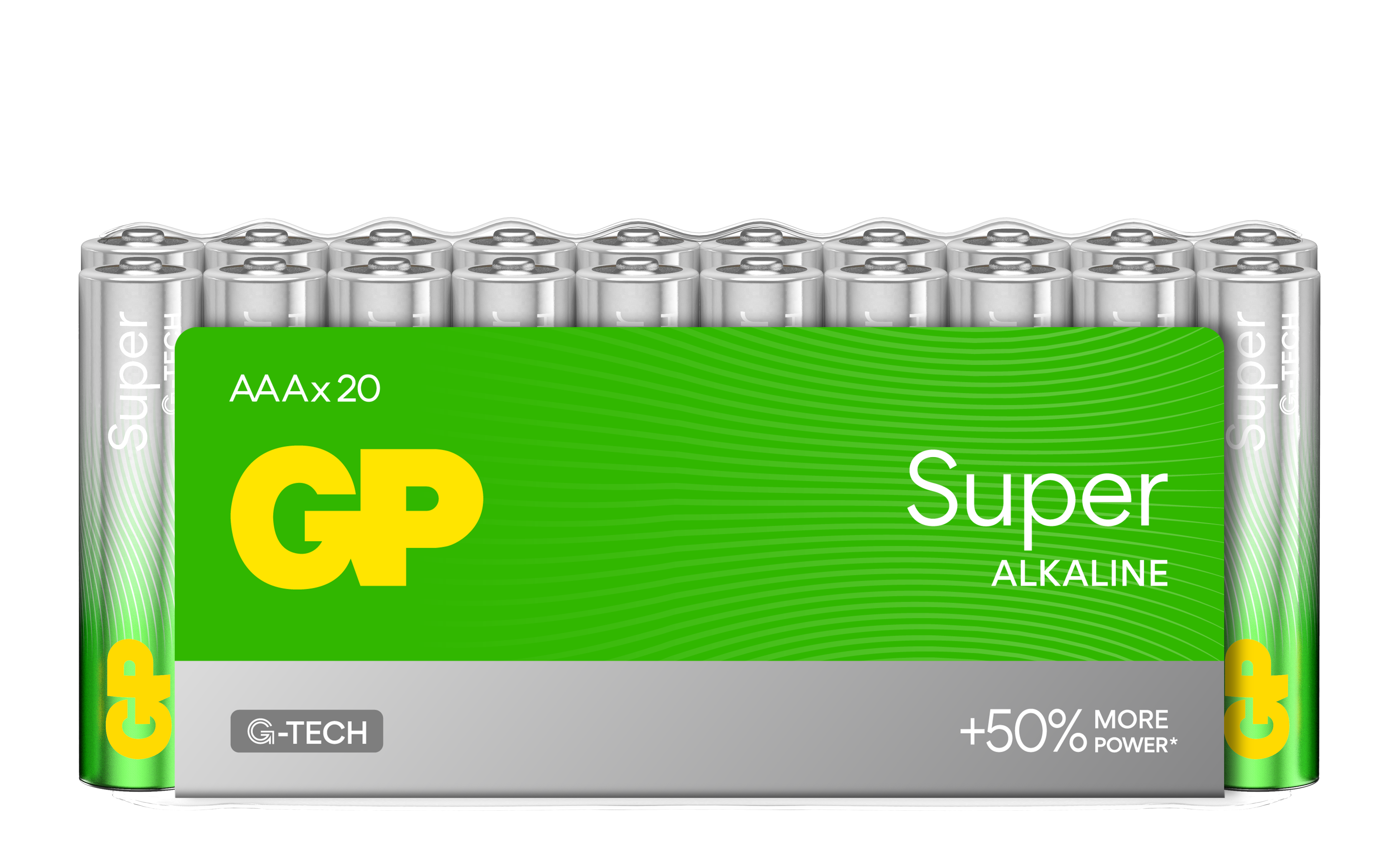 20-pakning Super Alkaline AAA-batteri 24A/LR03