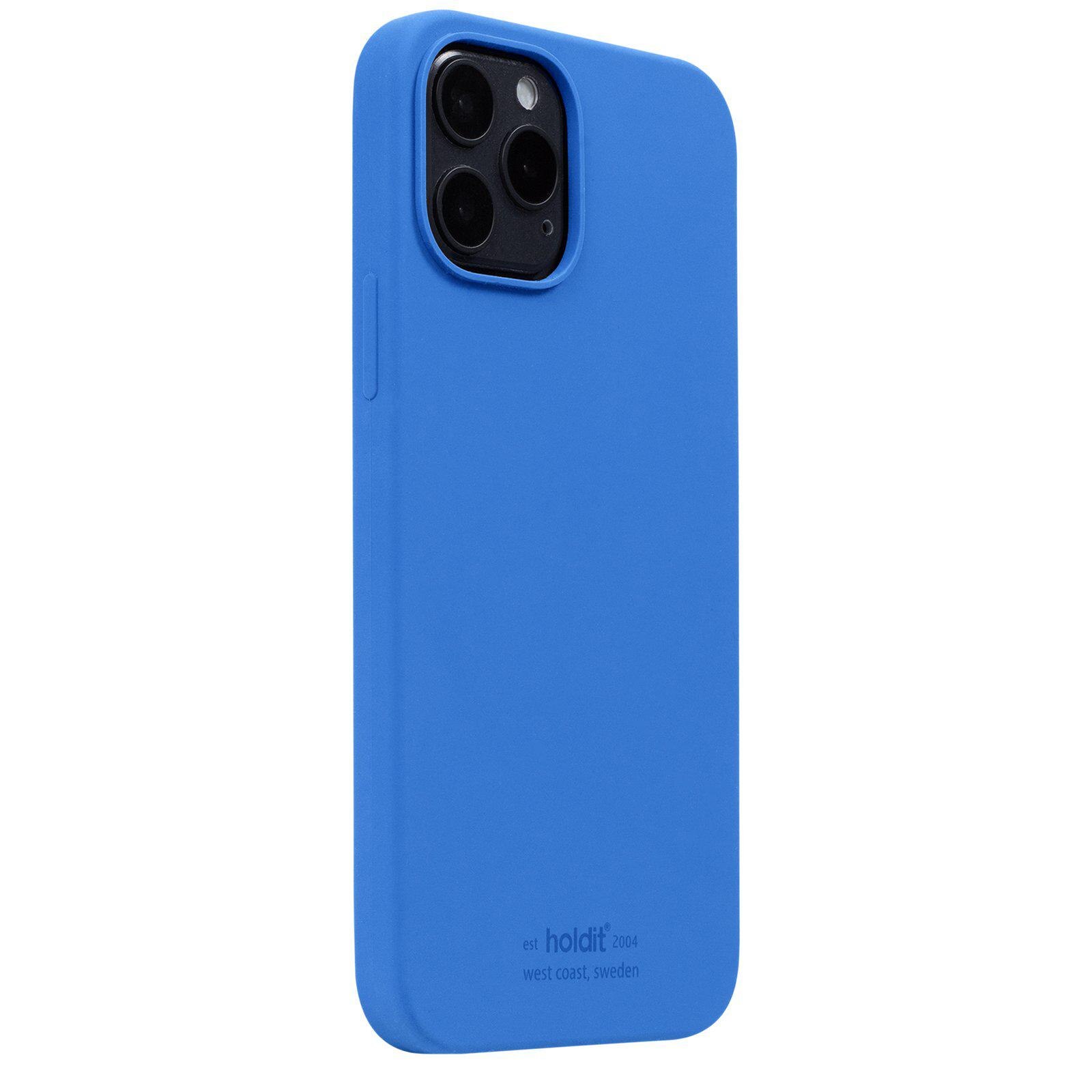 iPhone 12/iPhone 12 Pro Silicone Case, Blå