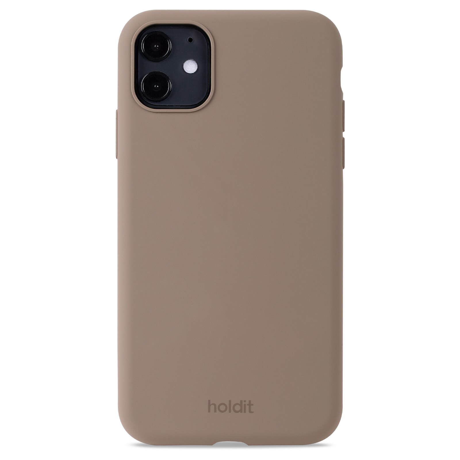 iPhone Xr Silicone Case, Brun