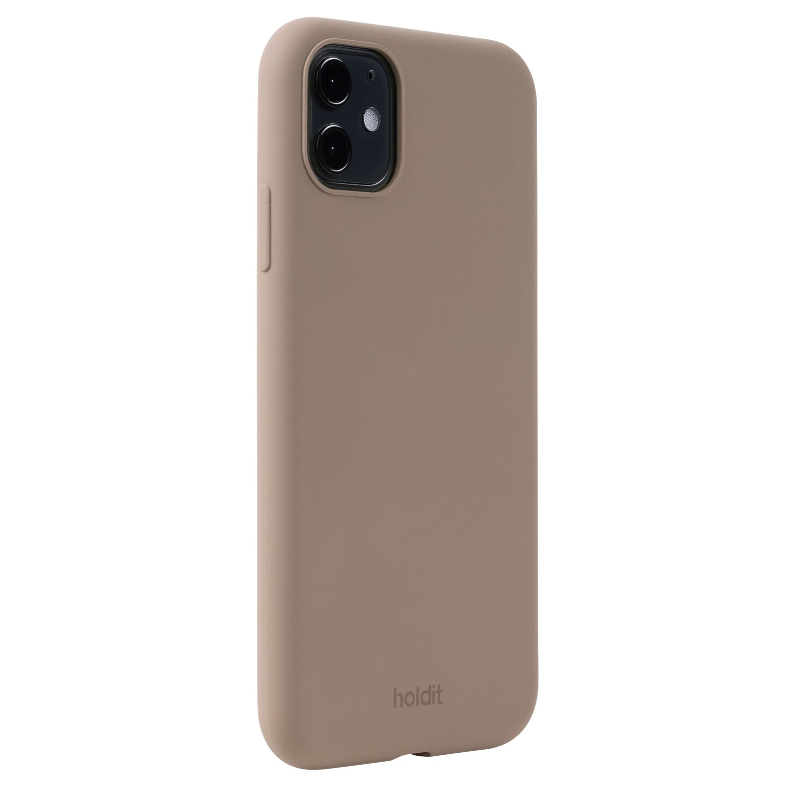 iPhone 11 Silicone Case, Brun