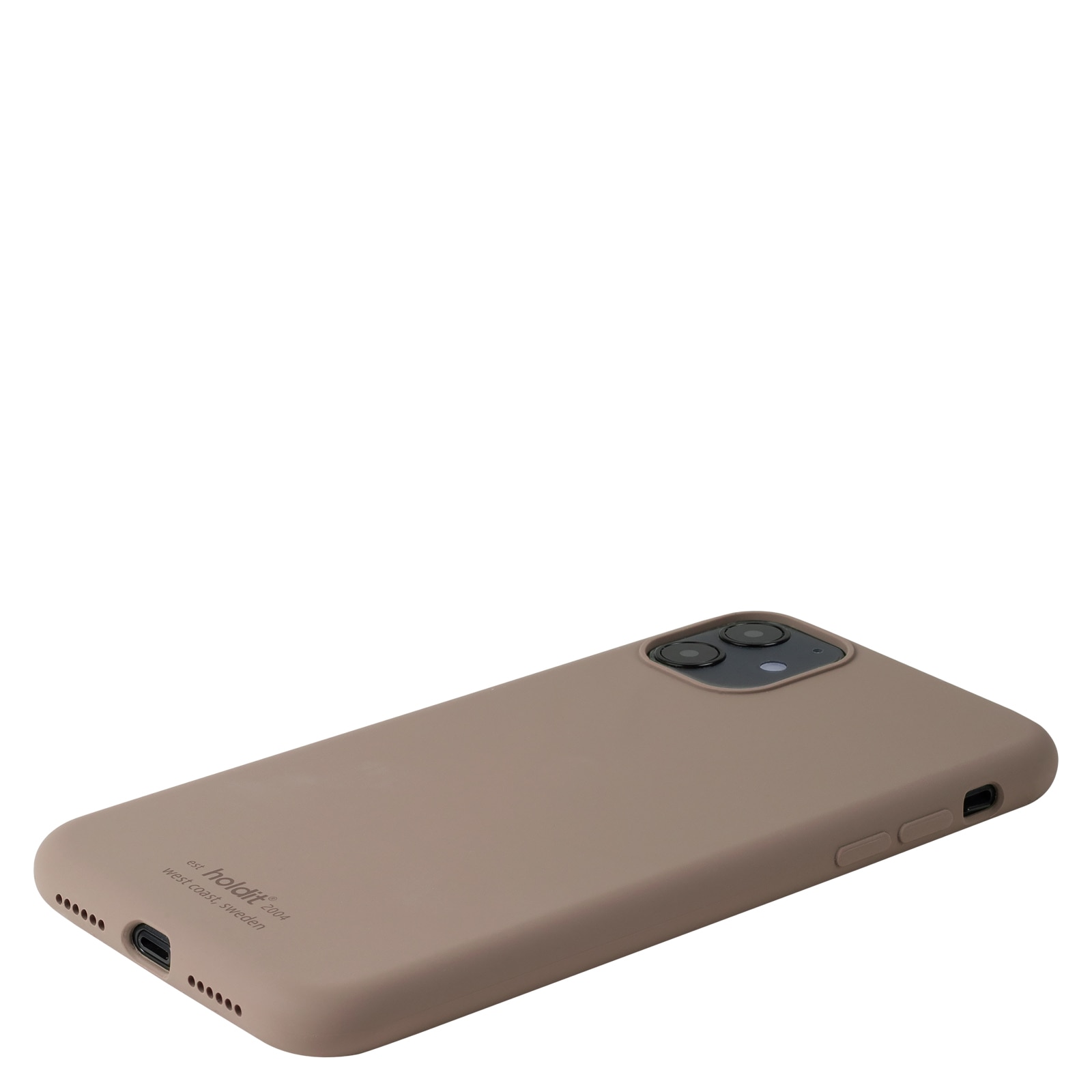 iPhone 11 Silicone Case, Brun