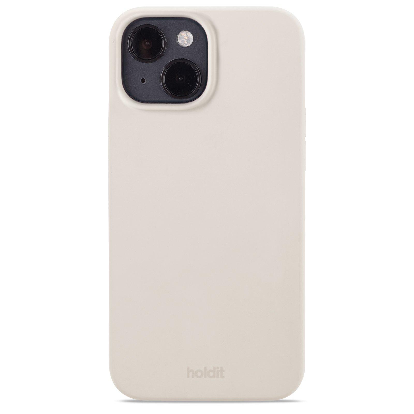 iPhone 15 Silicone Case, Beige