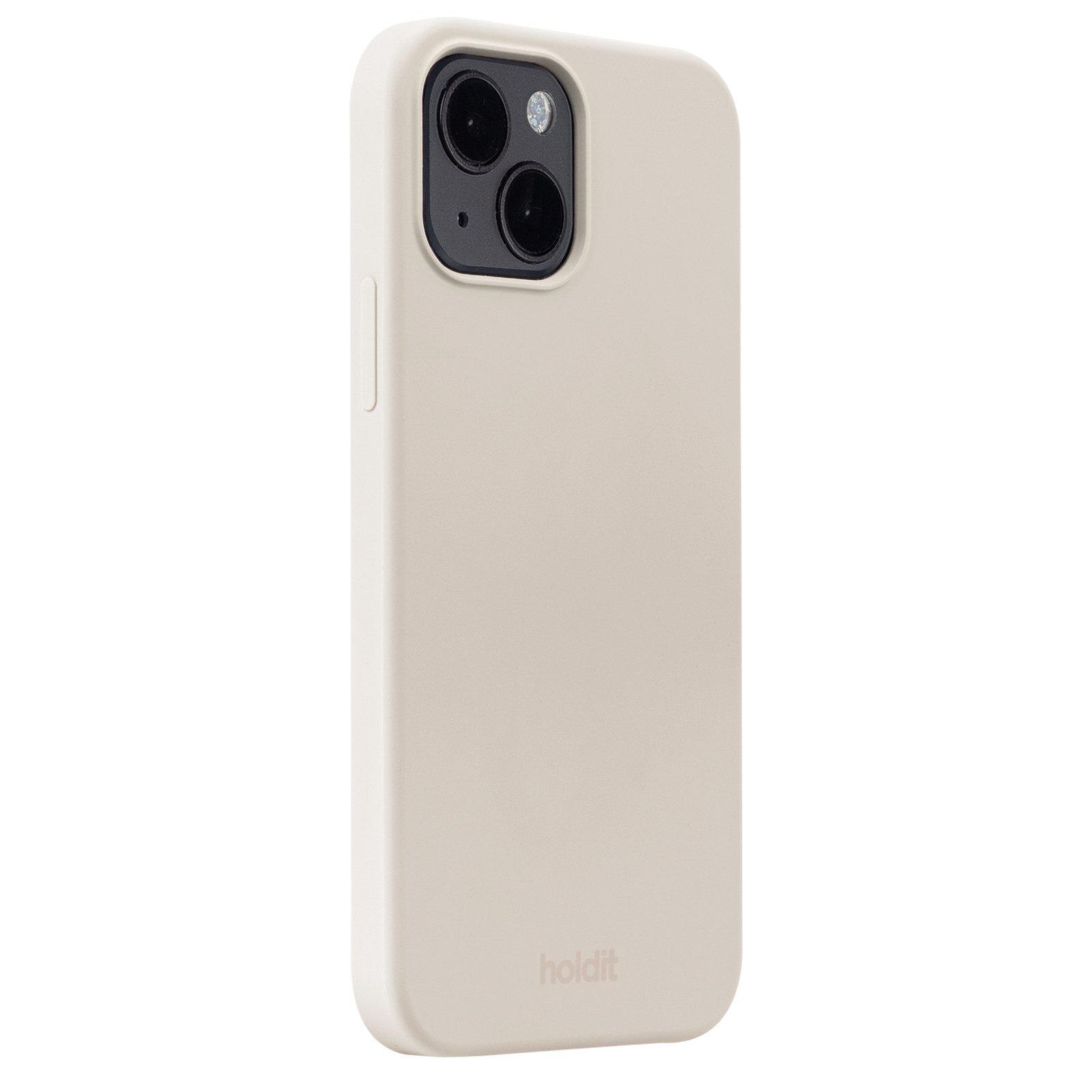 iPhone 15 Silicone Case, Beige