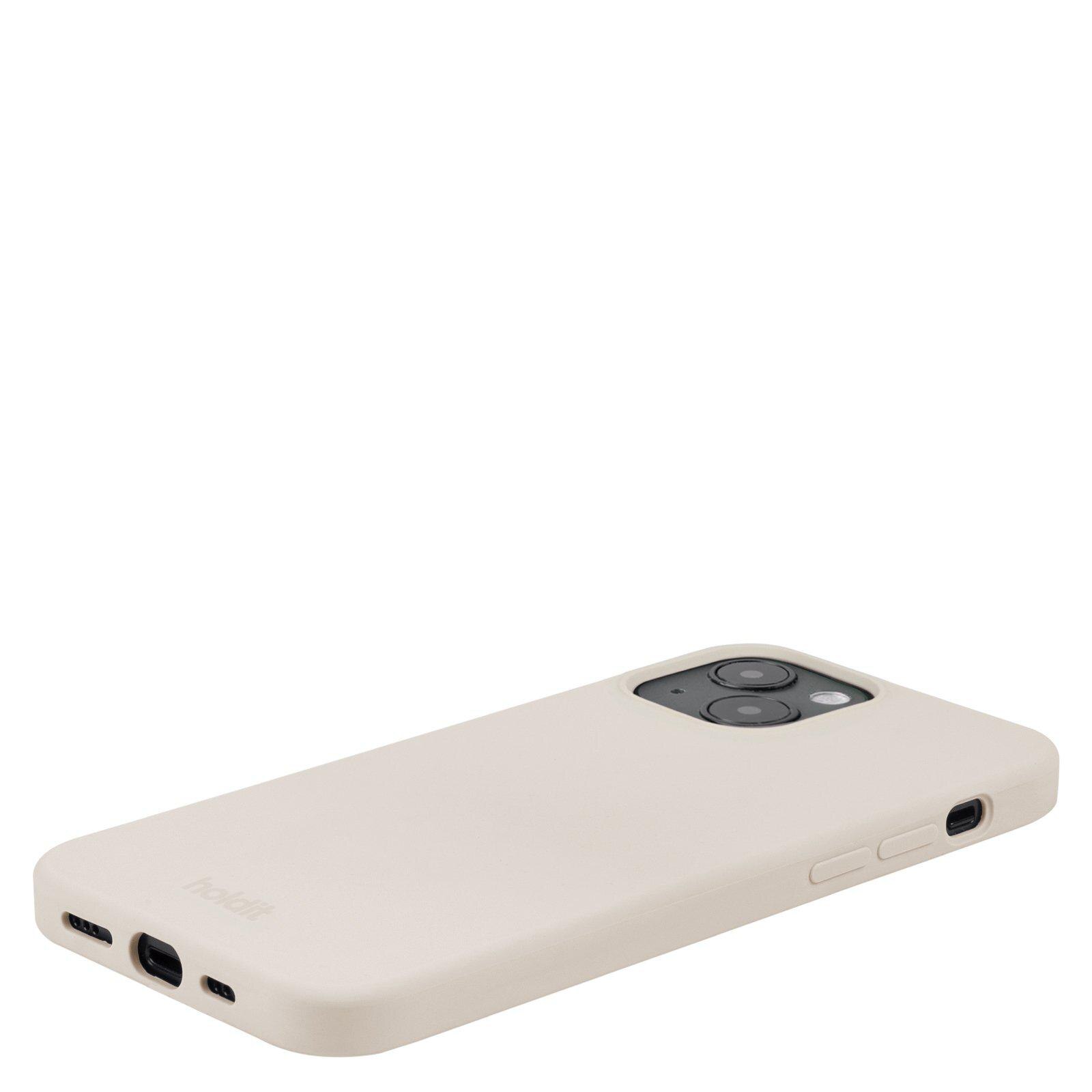 iPhone 15 Silicone Case, Beige