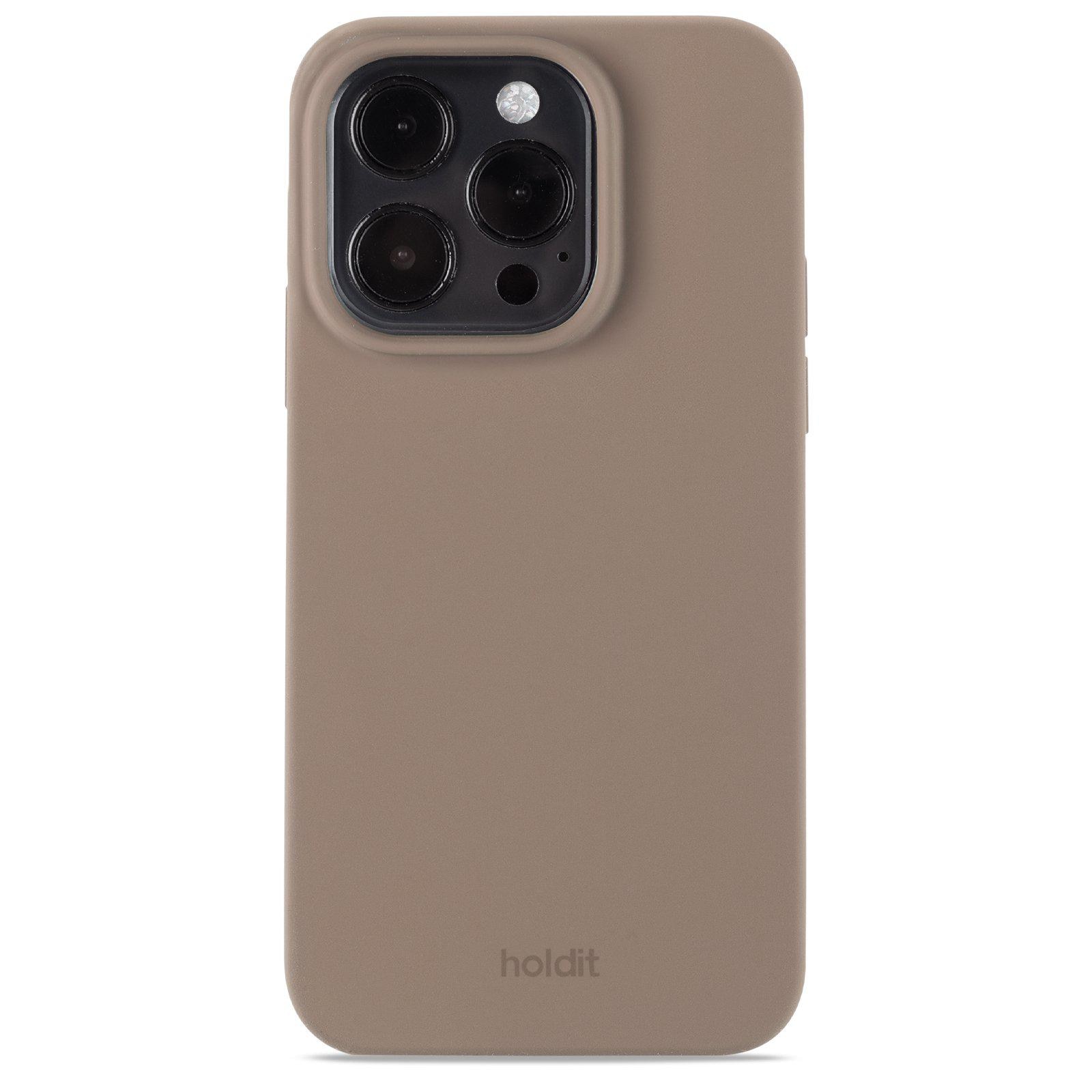 iPhone 15 Pro Silicone Case, Brun