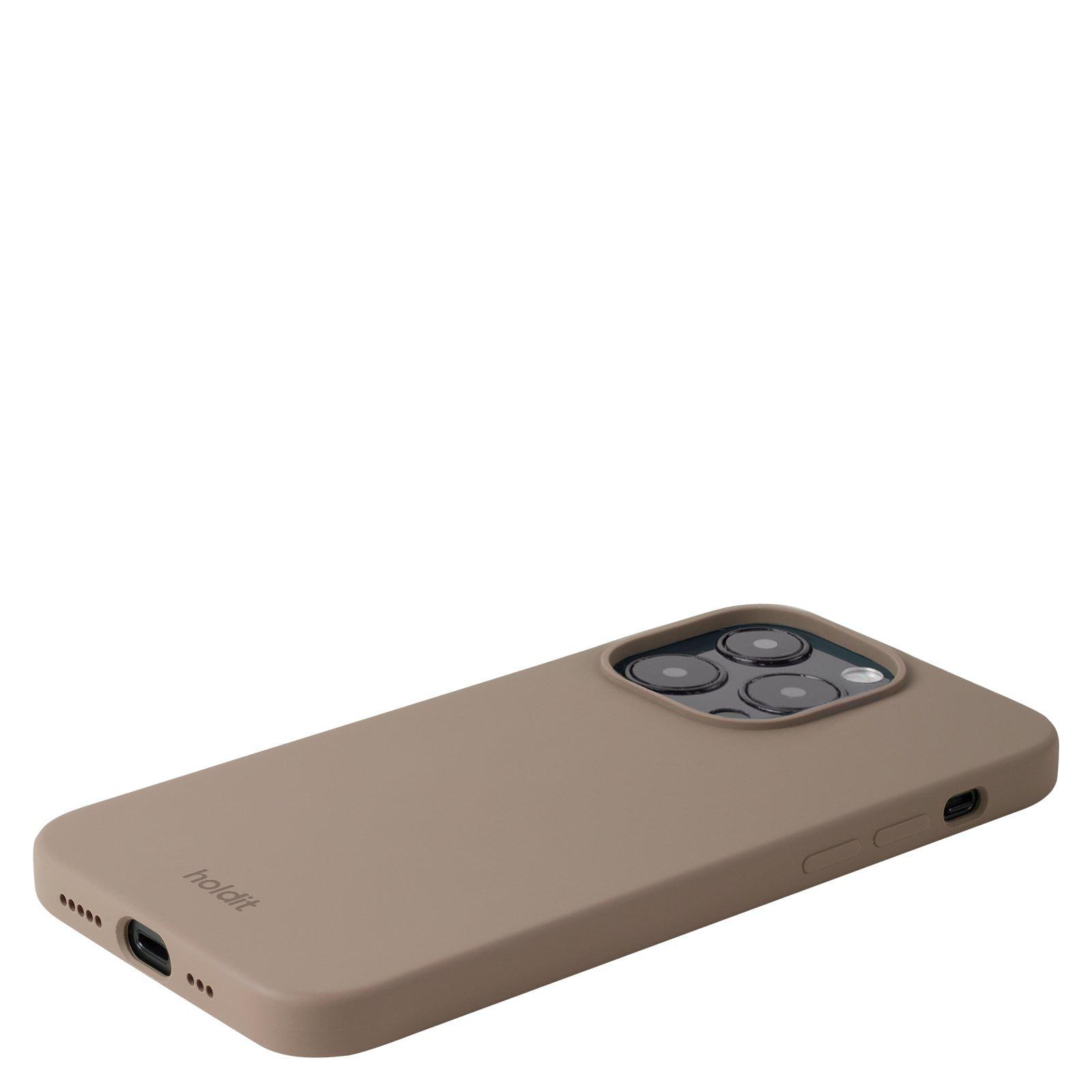 iPhone 15 Pro Silicone Case, Brun