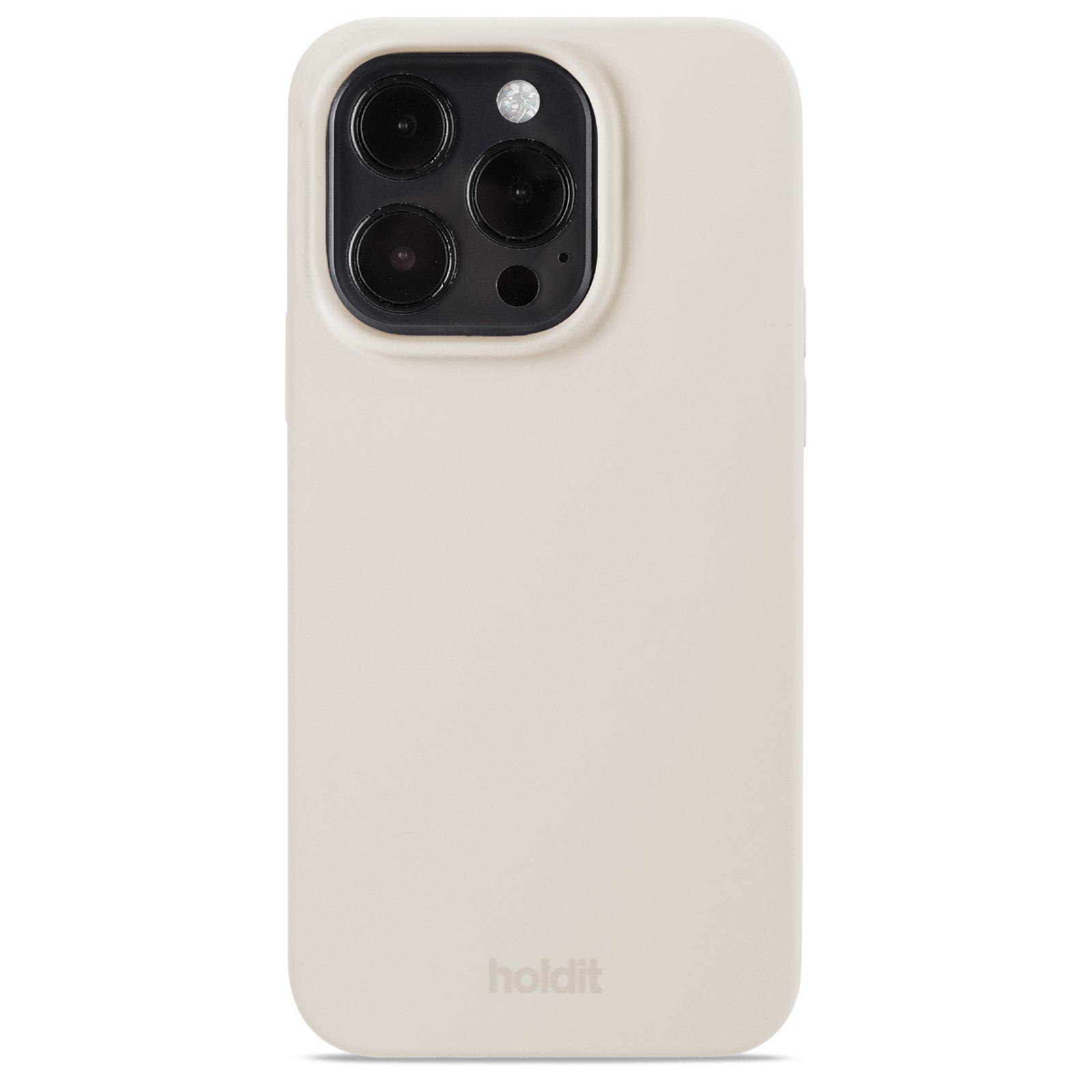 iPhone 15 Pro Silicone Case, Beige