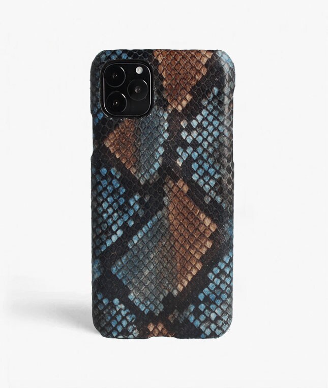 iPhone 11 Pro Max Deksel Python Multicolor Sunset Blue