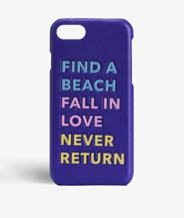 iPhone 7 Deksel Find a Beach Purple