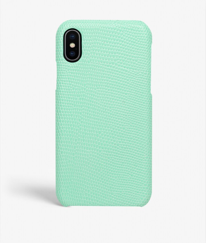 iPhone X/XS Deksel Lizard Menta