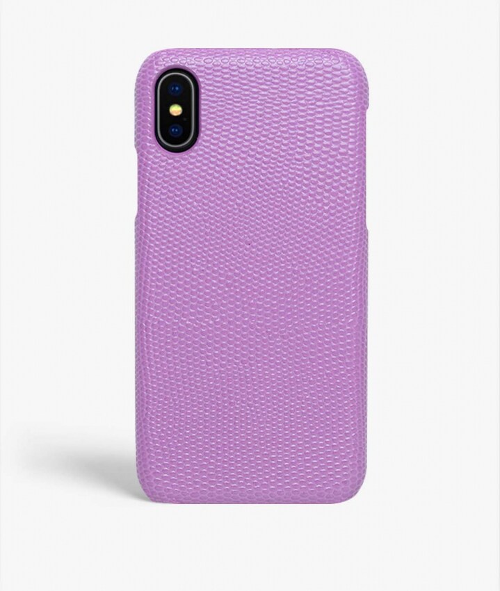 iPhone X/XS Deksel Lizard Violet