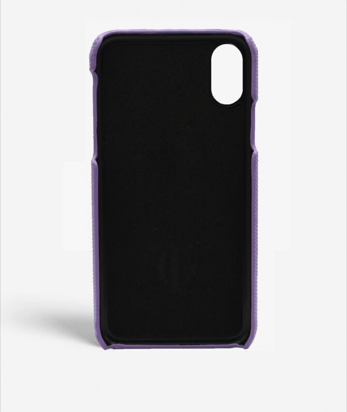 iPhone X/XS Deksel Lizard Violet