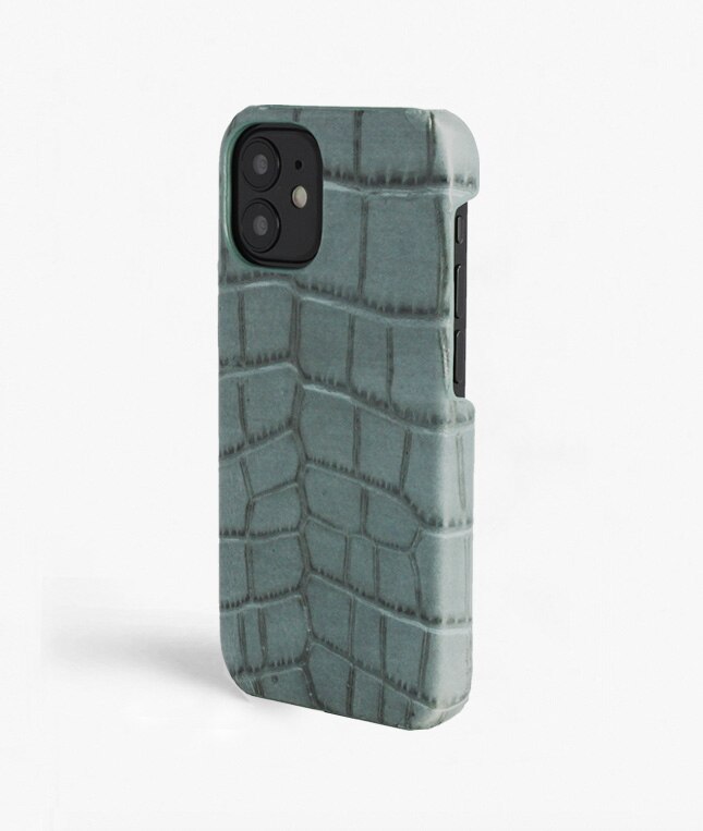 iPhone 12 Mini Deksel Croco Teal