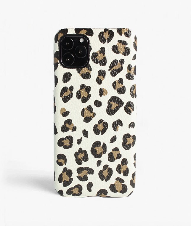 iPhone 11 Pro Max Deksel Leopardo Calf White