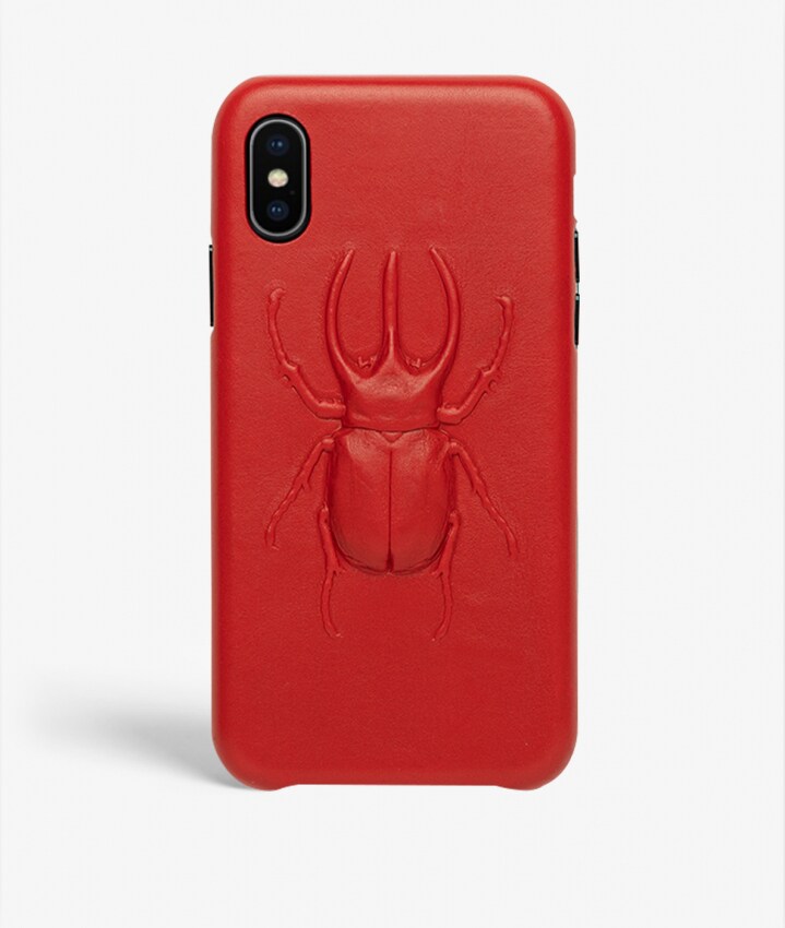 iPhone Xs Max Deksel Beetle Calf Red