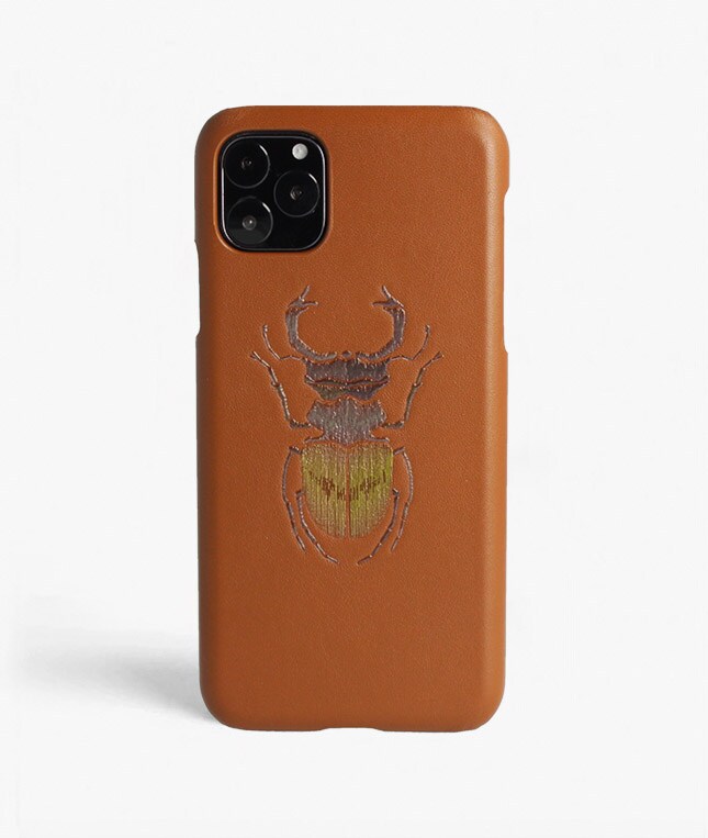 iPhone 11 Pro Max Deksel Beetle Calf Dusty Cognac