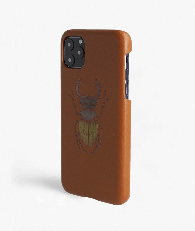 iPhone 11 Pro Max Deksel Beetle Calf Dusty Cognac