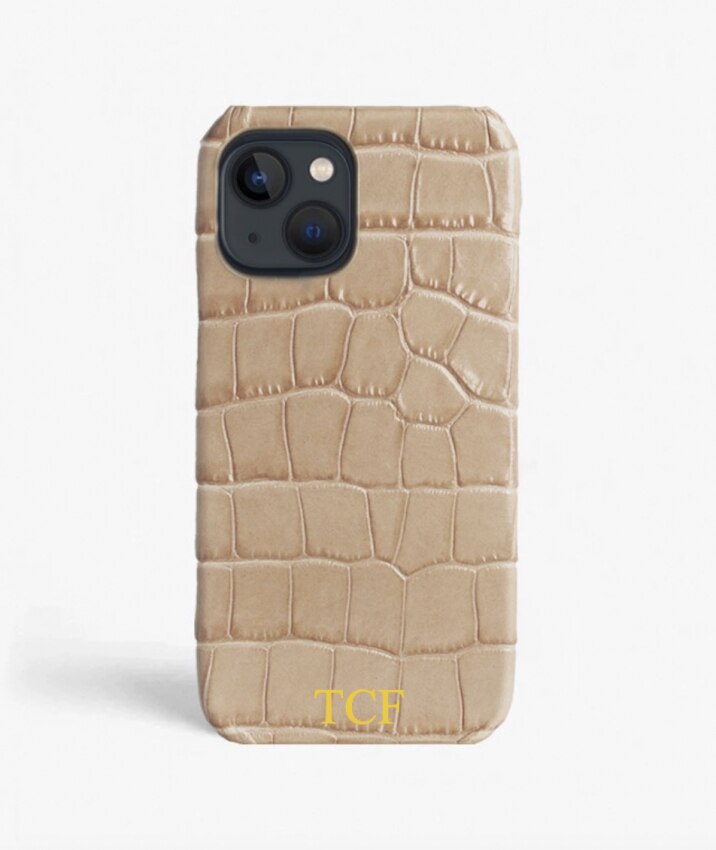 iPhone 12 Mini Deksel Croco Sand