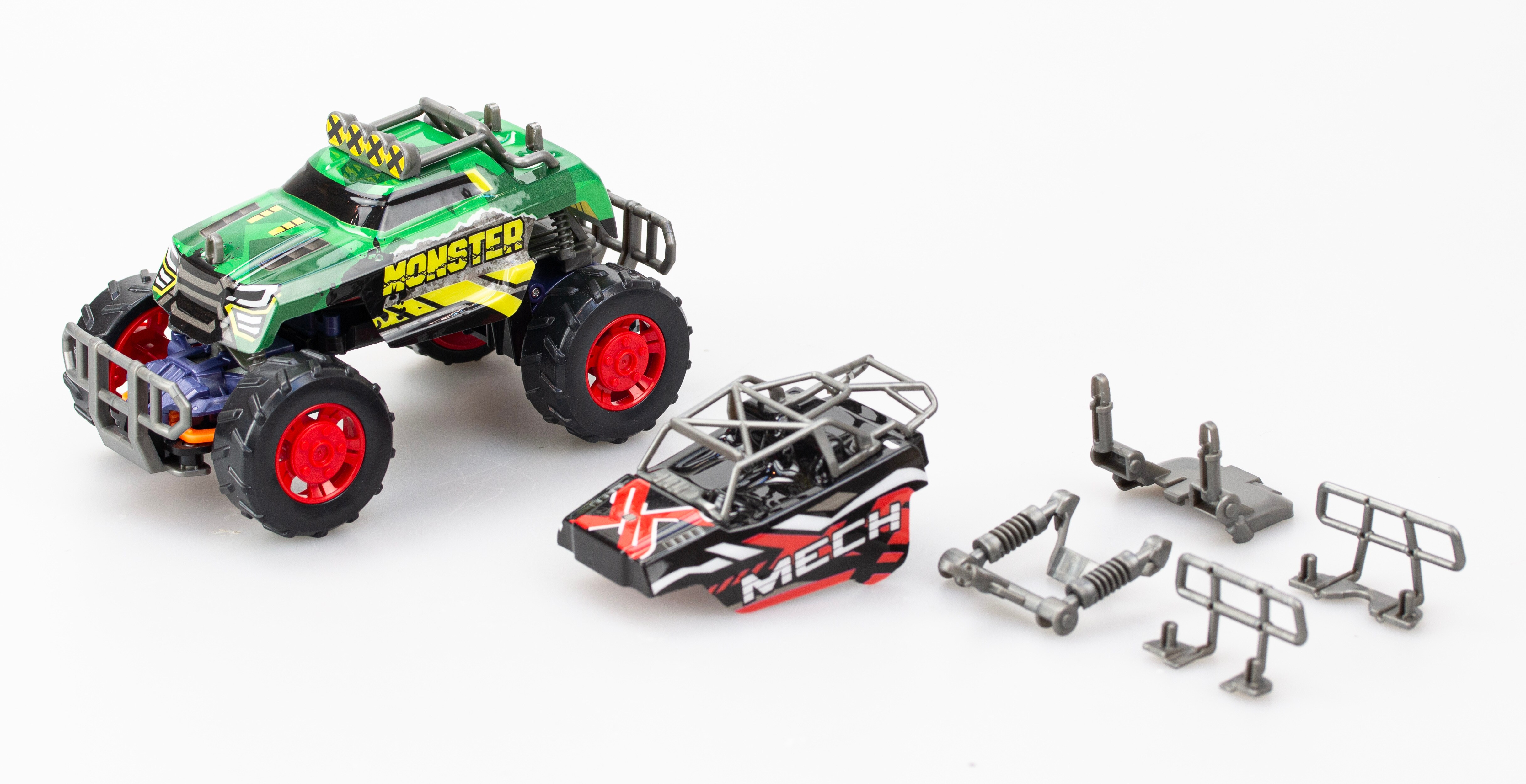 Radiostyrt Bil Build 2 Drive - Mighty Crawler, Grønn