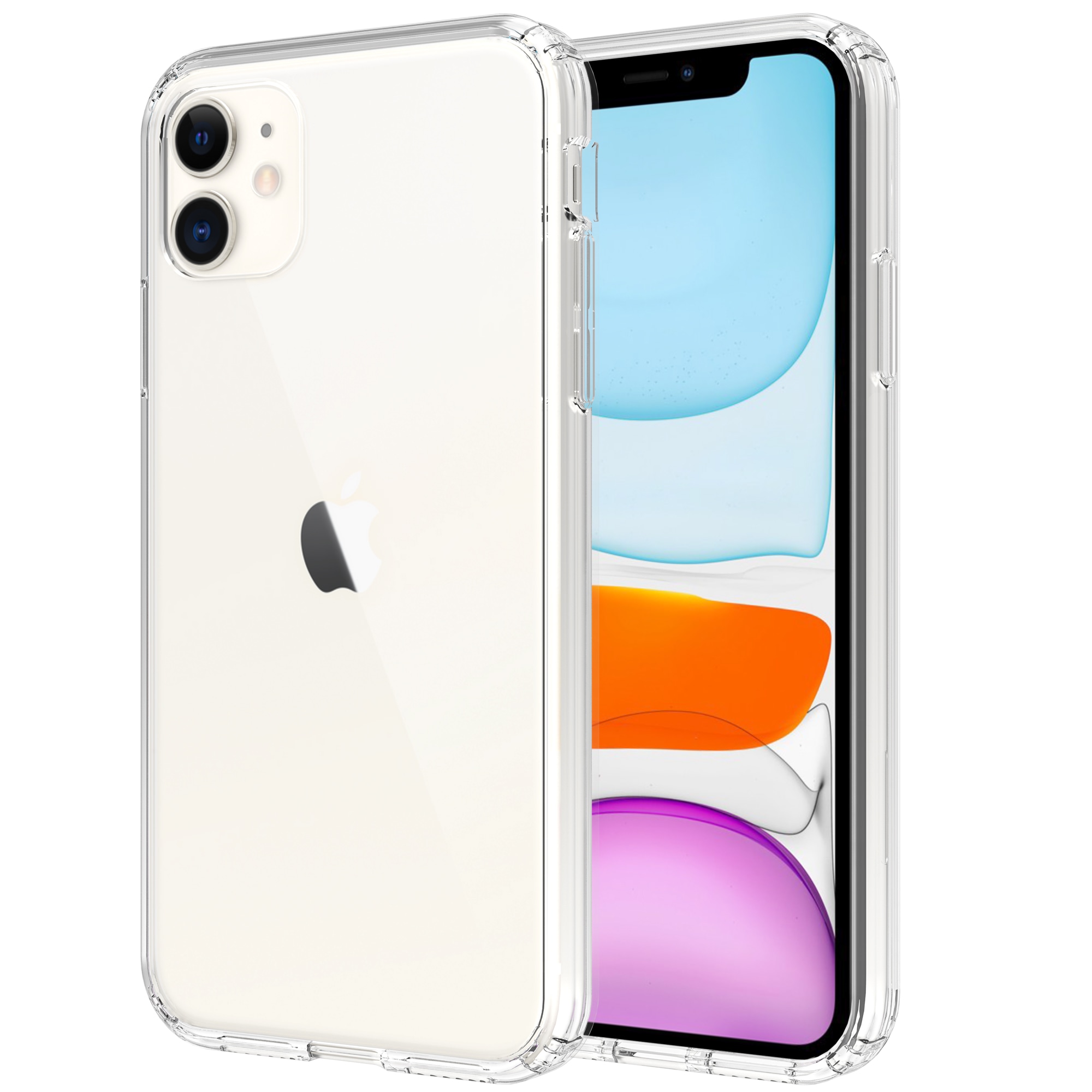 iPhone 11 Crystal Hybrid-deksel, Gjennomsiktig