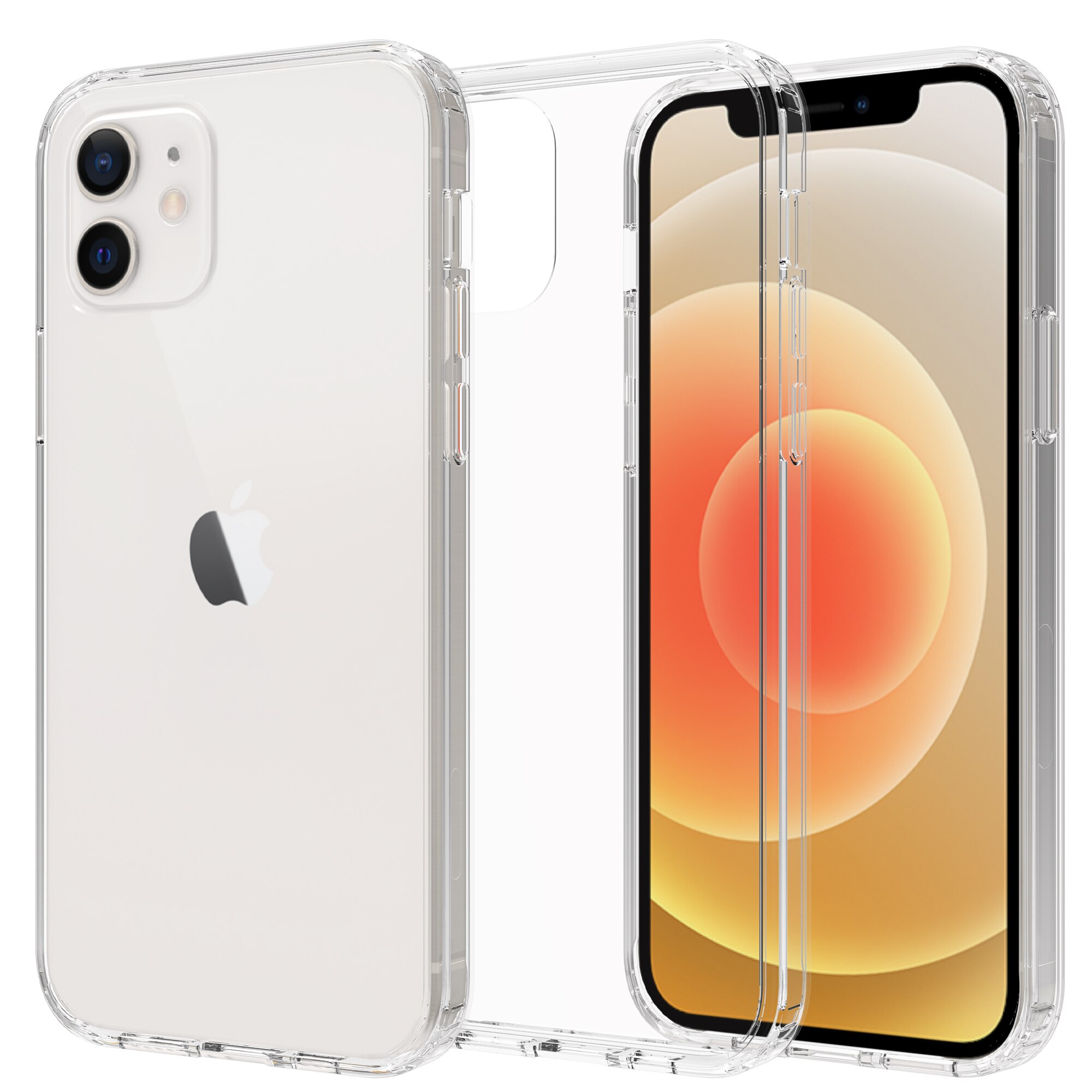 iPhone 12/iPhone 12 Pro Crystal Hybrid-deksel, Gjennomsiktig