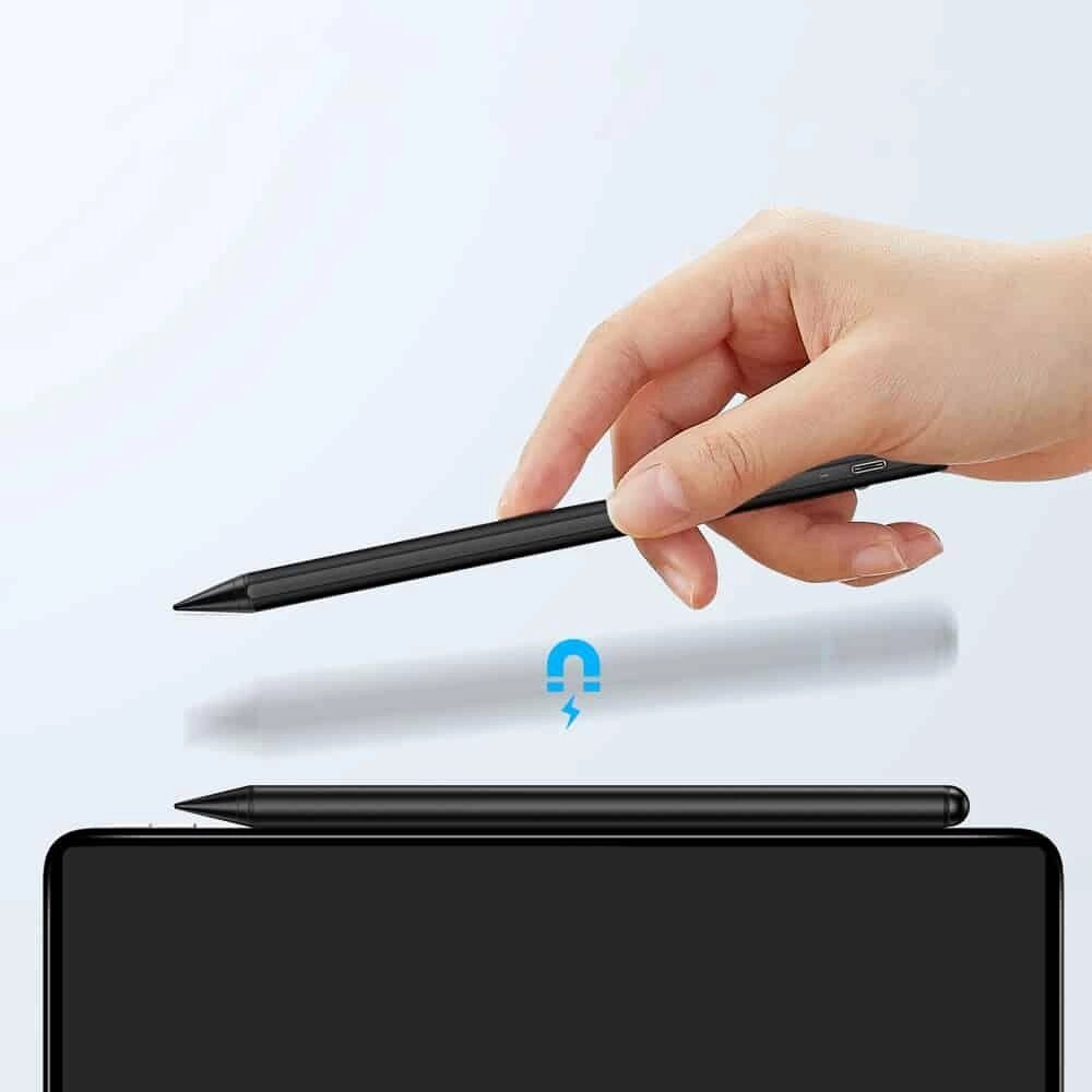 Stylus Magnetisk & Digital Touch-Penn for iPad, Hvit