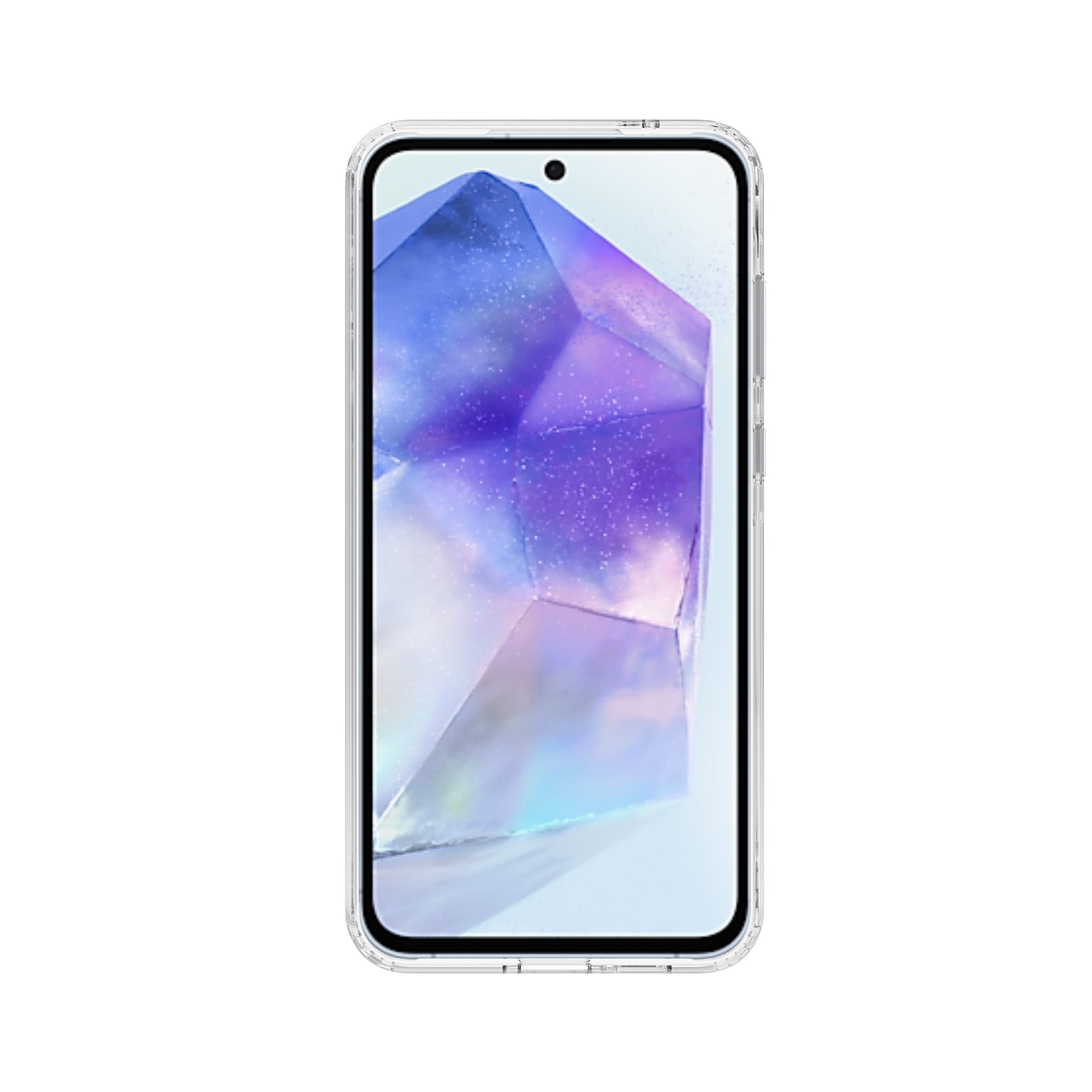 Samsung Galaxy A55 Crystal Hybrid-deksel, Gjennomsiktig